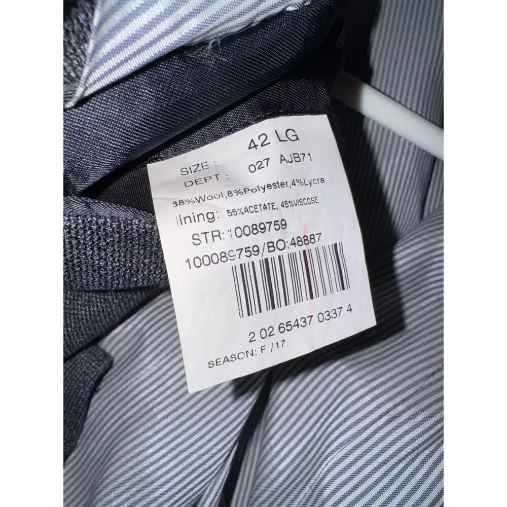 Brooks Brothers Explorer regent fit gray suit blazer 0089759 size 42L